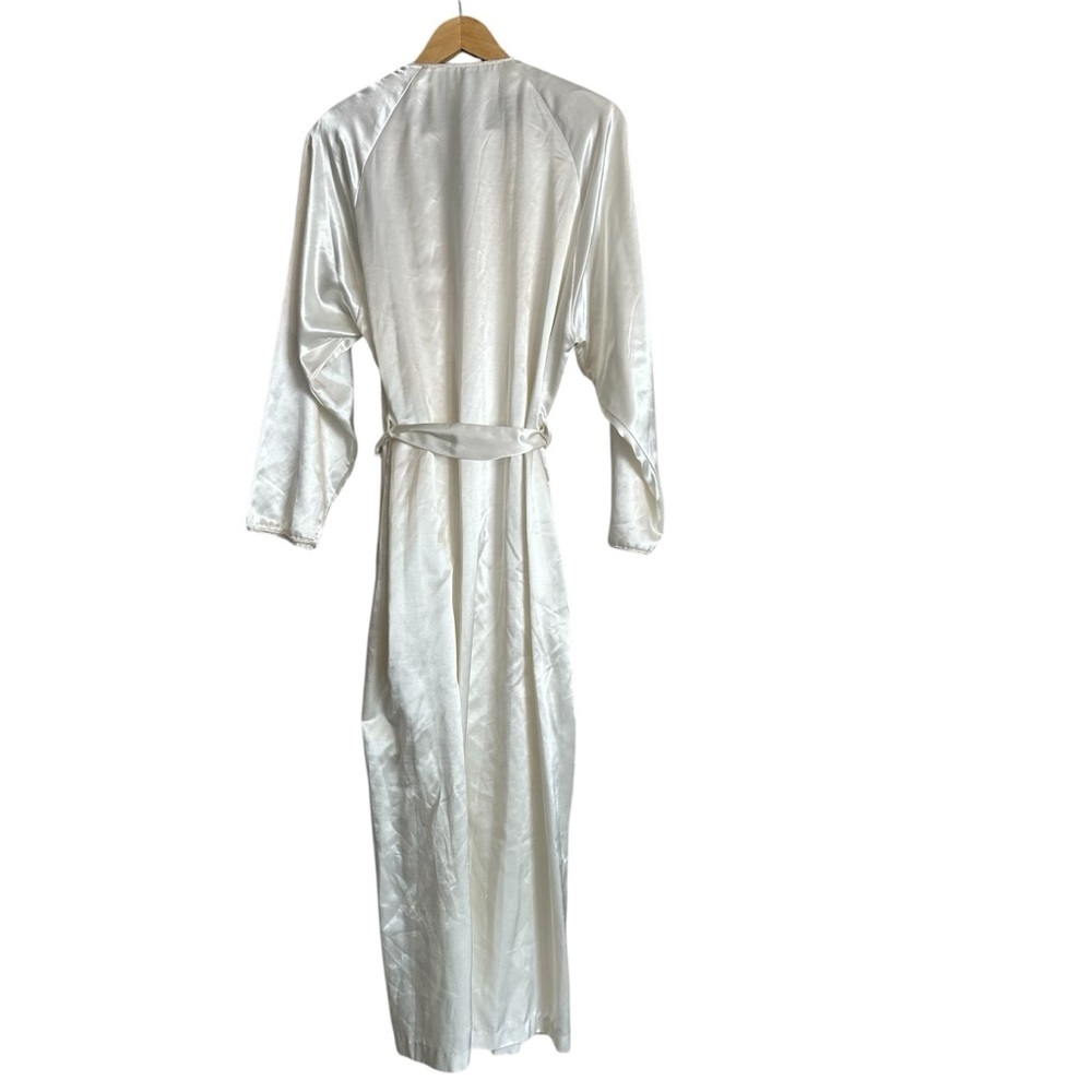 VTG Emily Daniell Ivory Nightgown Robe | Romantic Coquette, Old Hollywood Glam - Picture 4 of 13